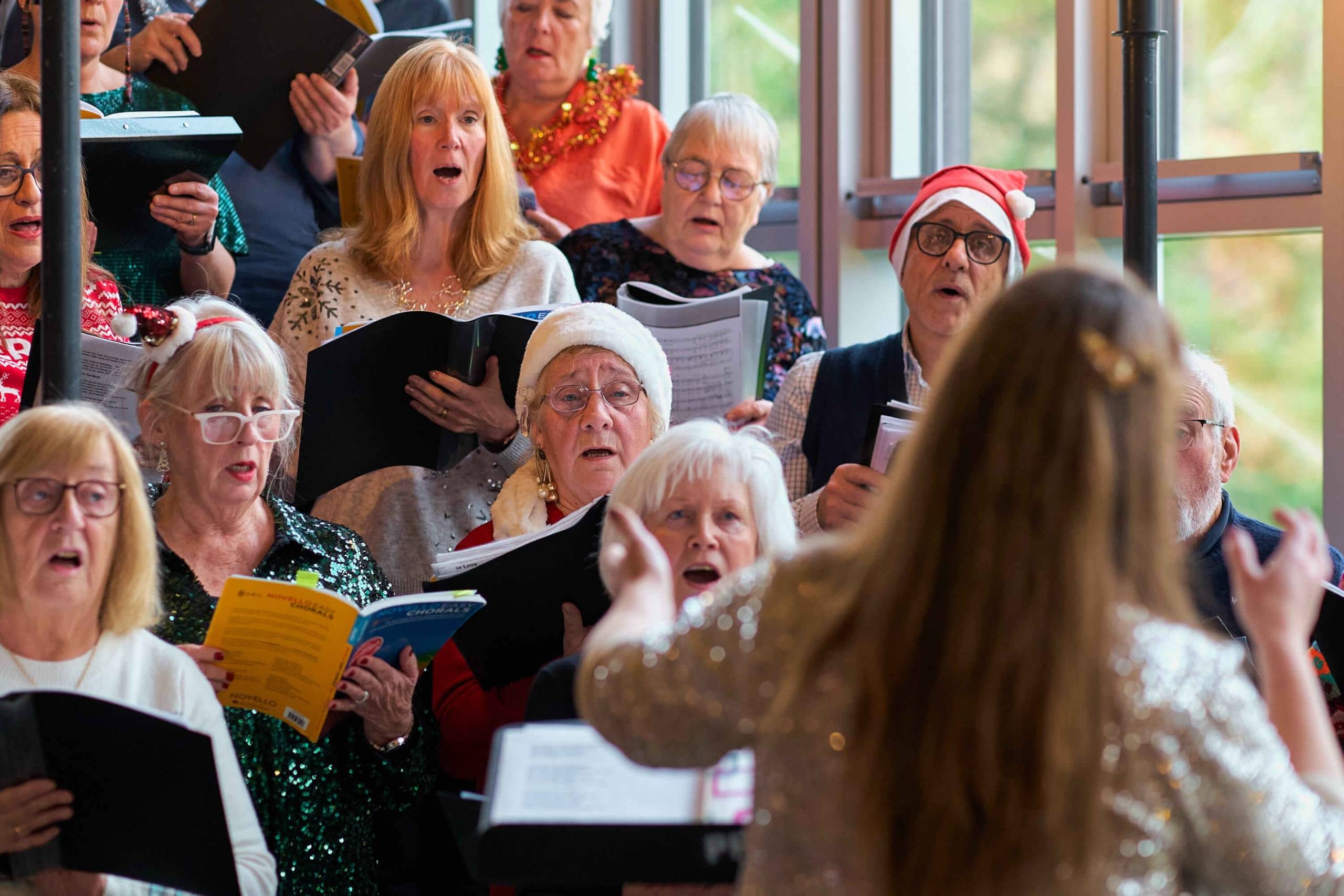 Choir singing
