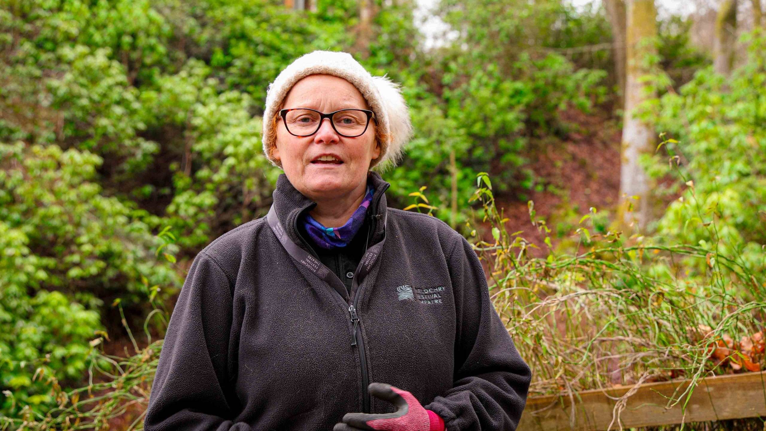 Caroline Bavey, Garden and Landscapes Manager at Pitlochry Festival Theatre
