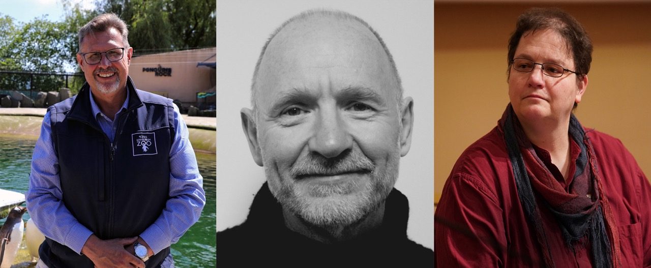 Head shots of 3 people